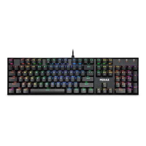 Klawiatura przewodowa Defender MIRAX GK-352 MECHANICZNA podświetlana gaming RGB outemu blue - 2273281
