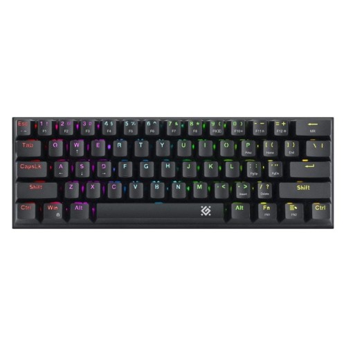 Klawiatura przewodowa Defender CAIRON GK-081 MECHANICZNA podświetlana gaming outemu red - 2273292