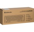 Klawiatura przewodowa Defender CAIRON GK-081 MECHANICZNA podświetlana gaming outemu red - 2273296