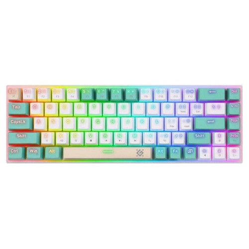 Klawiatura przewodowa Defender VEXX GK-084 MECHANICZNA podświetlana gaming outemu red - 2273297