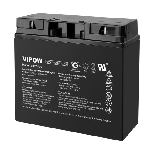 Akumulator VIPOW typu MC do motocykli 12V 25Ah - 2256394