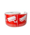 BSTech Etykieta samoprzylepna "Pakowane pod nadzorem kamer" 80x80 1000 szt - 2278370