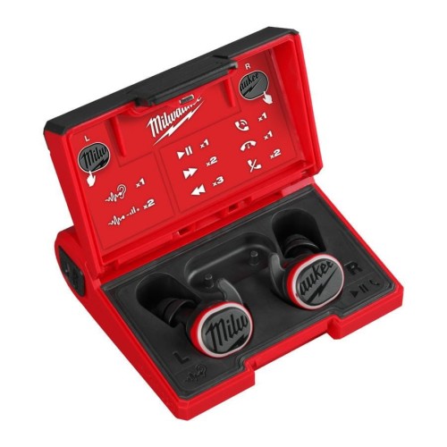 MILWAUKEE L4RLEPB-301 ZATYCZKI DO USZU Z BLUETHOOTH ŁADOWANE PRZEZ USB - 2245011