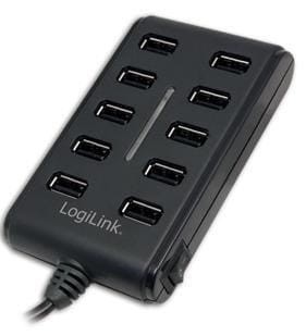 LOGILINK 10-Portowy HUB USB2.0 z włącznikiem ON/OFF - 2007374