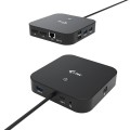 I-TEC USB-C Dual Display MST Docking Station 2x DP 1x GLAN 3x USB 3.1 2x USB 2.0 1x USB-C-Data 1x Audio/Mic Jack 1x 100W USB-C PD - 2056982