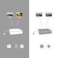 I-TEC USB-C Dual Display MST Docking Station 2x DP 1x GLAN 3x USB 3.1 2x USB 2.0 1x USB-C-Data 1x Audio/Mic Jack 1x 100W USB-C PD - 2207334