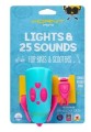 Lampka rowerowa z klaksonem HORNIT Mini PINK - TURQ 5353PITQ - 1198843
