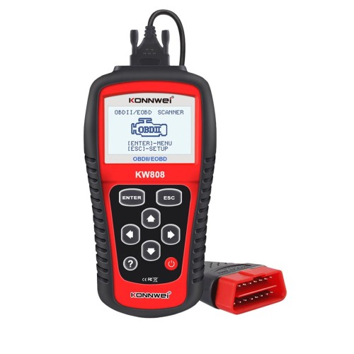Miernik diagnostyczny, skaner OBD2  Konnwei KW808 - 1935798