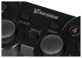 Gamepad bezprzewodowy VAKOSS GP-4705BK USB funkc Dual Shock - 2014075
