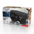 Zegar - budzik Adler AD 1186 z pomiarem temperatury i wilgotności - 1308640