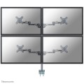 Uchwyt do ekranów Neomounts FPMA-D935D4 biurkowy 10"-27" max VESA 100x100 max 6 kg Silver - 2280673