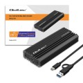 Obudowa/kieszeń Qoltec NV2270 na dysk M.2 SSD | SATA | NVMe | USB-C | 2TB - 2286912