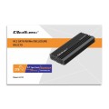 Obudowa/kieszeń Qoltec NV2270 na dysk M.2 SSD | SATA | NVMe | USB-C | 2TB - 2286914
