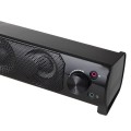 Głośniki komputerowe soundbar Audiocore AC955 3Wx2, LED, USB 5v, wejście liniowe - 1030657