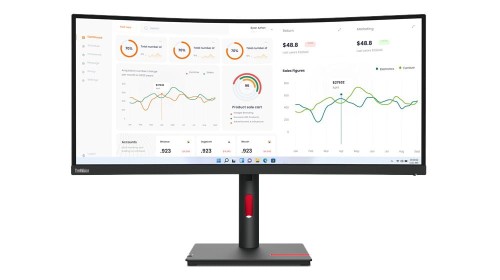 Lenovo ThinkVision T34w-30 34"VA 60Hz 350nits AG HDMI DP USB Raven Black 3Y - 2275833