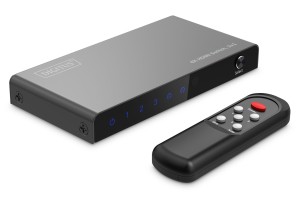 Przełącznik/Switch DIGITUS HDMI 3x1, 4K/60Hz UHD z HDR, 18 Gbps, HDCP 2.2