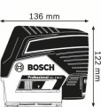 Laser liniowy GCL  2-50+ RM2 + BT150 BOSCH - 1152421