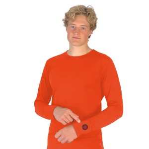 Bluza z ogrzewaniem Glovii GJ1RXL (XL; kolor czerwony)