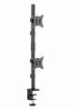 Gembird MA-D2-02 Regulowane ramię biurkowe na 2 wyświetlacze (obrót, pochylenie, reg. wysokości), 17”-32”, do 9 kg - 2283314