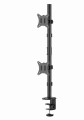 Gembird MA-D2-02 Regulowane ramię biurkowe na 2 wyświetlacze (obrót, pochylenie, reg. wysokości), 17”-32”, do 9 kg - 2283319