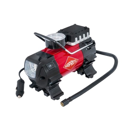 KOMPRESOR / SPRĘŻARKA MINI AIRPRESS  12V  Z LATARKĄ - 2148073
