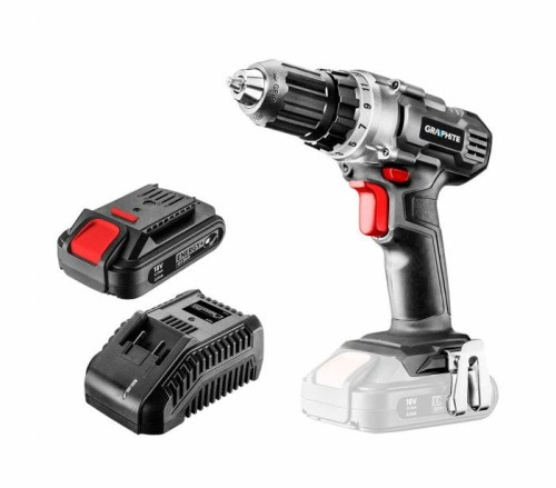 Wiertarko-wkrętarka akumulatorowa Energy+ 18V, Li-Ion, aku 2Ah, ład, karton, 58G000-SET1 Graphite - 1736611