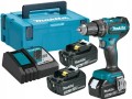 Makita DHP485RF3J, Wiertarka z uchwytem pistoletowym, Bezszczotkowy, 1.3 cm, 3.8 cm, 1.3 cm, 1.3 cm - 1949334
