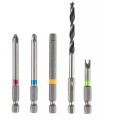 Zestaw Graphite Energy+ w walizce aluminiowej: wiertarko-wkrętarka z zdejmowanym uchwytem, 2 akumulatory 2.0Ah, ładowarka oraz 109 akcesoriów - 1736599