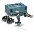 MAKITA WIERTARKO-WKRĘTARKA UDAROWA 18V 91/58Nm 2 x 5,0Ah LI-ION WALIZKA MAKPAC DHP458RTJ - 1918700