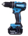 Makita DHP485RTJ wiertło 28500 RPM Zamek centralny 1,5 kg Czarny, Niebieski - 2289037