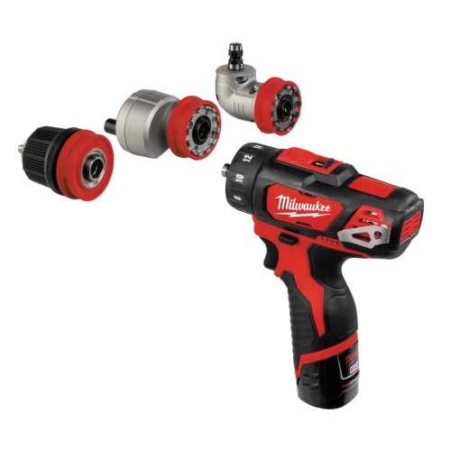Milwaukee M12 BDDXKIT-202C Czarny, Czerwony 1,2 kg - 2261629