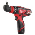 Milwaukee M12 BDDXKIT-202C Czarny, Czerwony 1,2 kg - 2261622