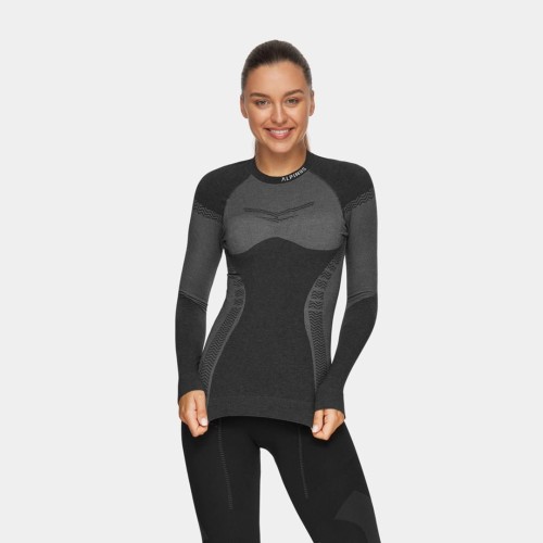 Bluza termoaktywna damska Alpinus Pro Miyabi Edition szara GT43230 - 1953427