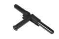 Pałka Tonfa teleskopowa GUARD Anaconda 33 / 62 cm czarna (YC-10526-TT) - 1623283