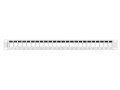 Patch panel pusty Lanberg PPKS-1024-S 24 port 1U 19" do modułów keystone szary - 1076884