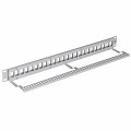 Patch panel pusty Lanberg PPKS-1024-S 24 port 1U 19" do modułów keystone szary - 2290474