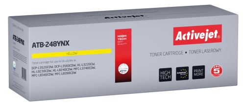 Activejet ATB-248YNX Toner (zamiennik Brother TN248XLY; Supreme; 2300 stron; żółty) - 2264160