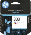 HP 303 TRI-COLOR ORIGINAL INK/EN/RU/FR/PL/CZ/HU CARTRIDGE - 2216643