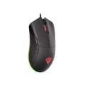Mysz przewodowa Genesis Krypton 290 optyczna gamingowa 6400DPI czarna RGB - 2126793