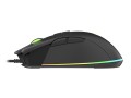 Mysz przewodowa Genesis Krypton 290 optyczna gamingowa 6400DPI czarna RGB - 2126805