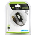 Kabel/Przedłużacz Techly USB 2.0 A-A M/F aktywny 10m czarny - 2292139