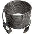 Kabel/Przedłużacz Techly USB 2.0 A-A M/F aktywny 10m czarny - 2130504