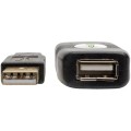 Kabel/Przedłużacz Techly USB 2.0 A-A M/F aktywny 10m czarny - 2292143