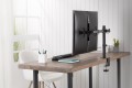 Uchwyt biurkowy podwójny (zacisk) DIGITUS 2xLCD max. 32"max. 2x 8kg uchyl.-obrot quick-release - 2250303