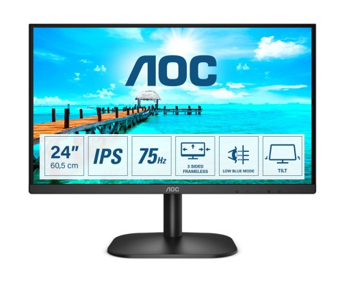 Monitor AOC 23,8" 24B2XD VGA DVI - 2234817