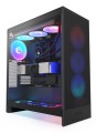 Obudowa NZXT H7 Flow RGB (2024) Midi Tower z oknem Czarna - 2252221