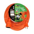 AWTOOLS PRZEDŁUŻACZ OGRODOWY JEDNOGNIAZDOWY 20m BEZ UZIEMIENIA / 2x1,0mm / 10A/ 230V / 2500W - 2140037