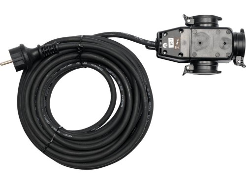 YATO PRZEDŁUŻACZ Z ROZGAŁĘŹNIKIEM 10m 3x1,5mm2 IP44 16A H07RN-F 8116 - 2150706