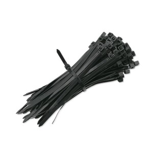 Opaski zaciskowe Qoltec trytytki | 4.8*160mm | Nylon UV | Czarne
