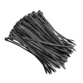 Opaski zaciskowe Qoltec trytytki | 4.8*160mm | Nylon UV | Czarne - 1379860